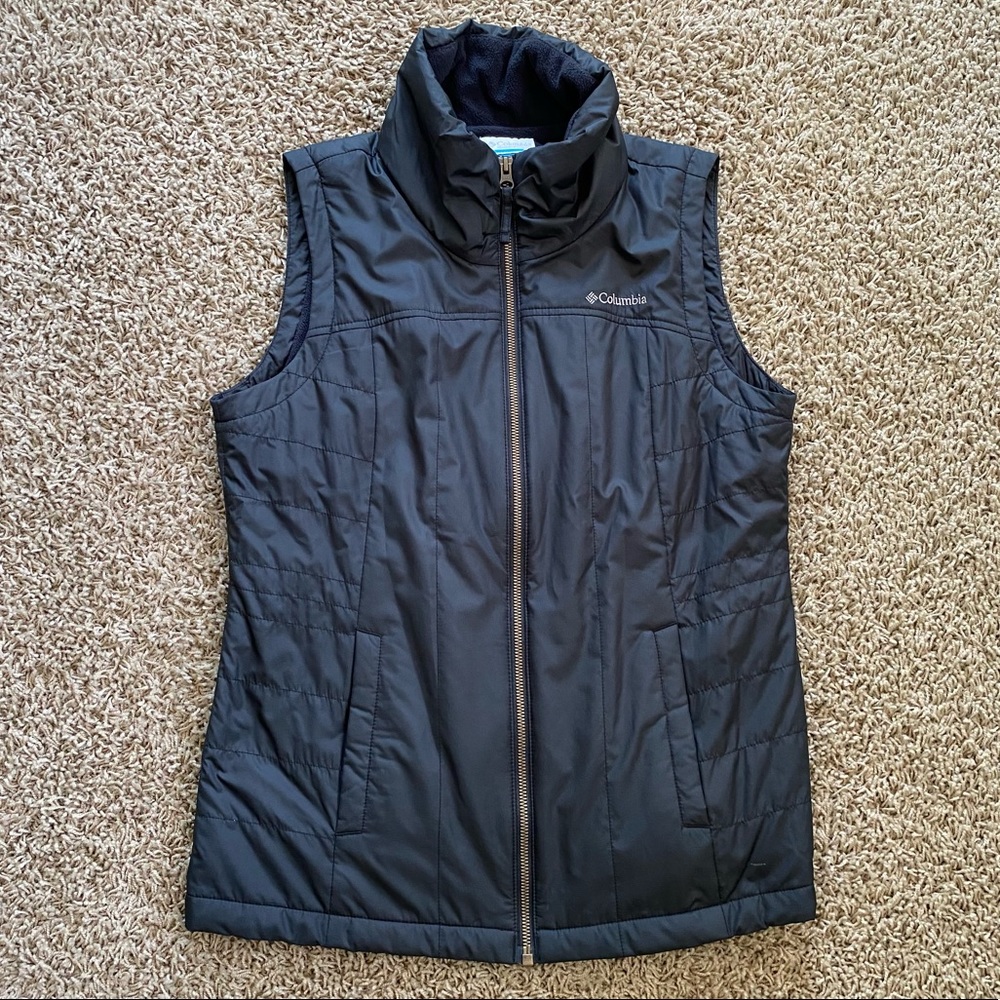 Columbia Black Vest Size Small